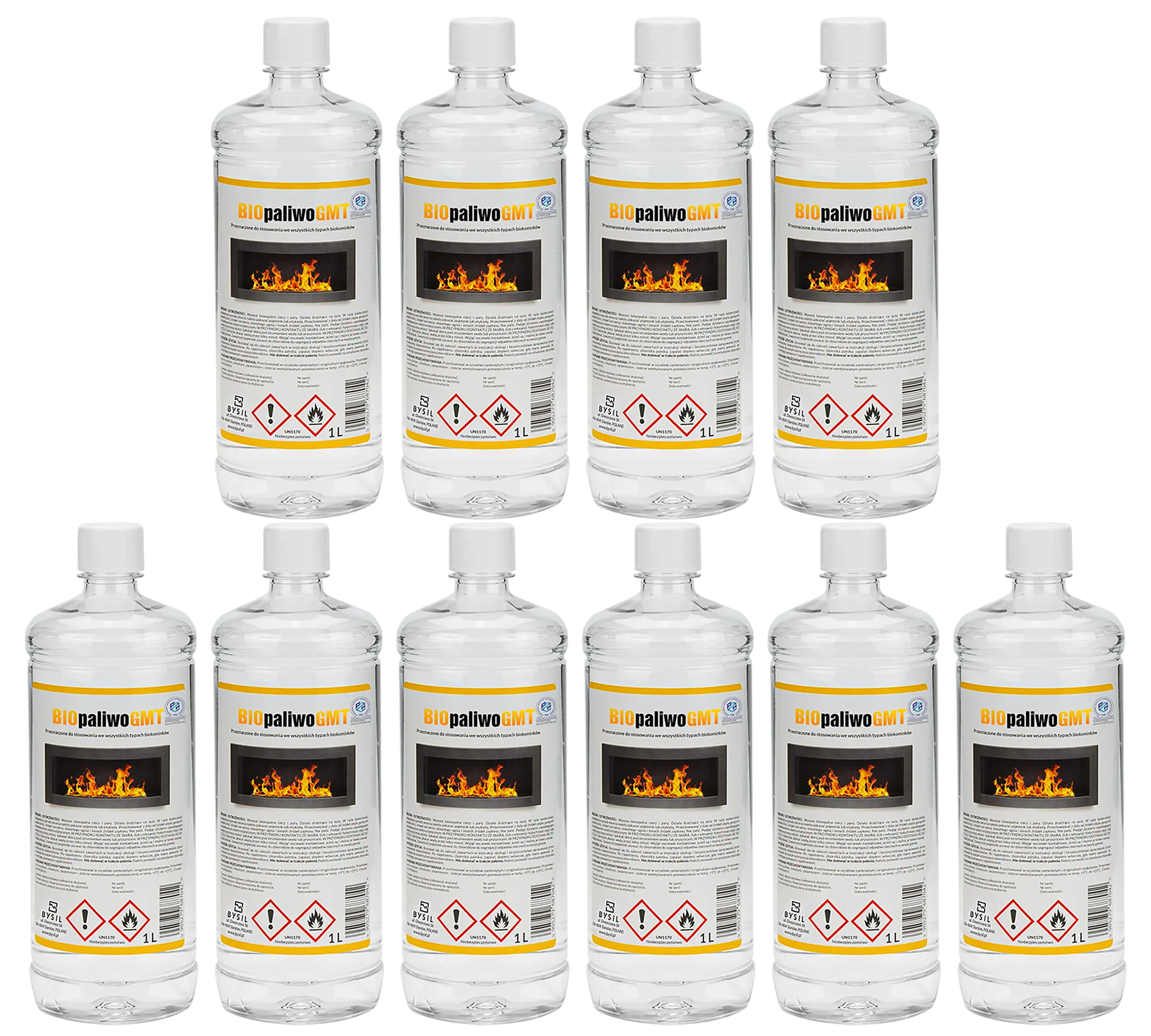 bio paliwo do kominka zestaw 10l